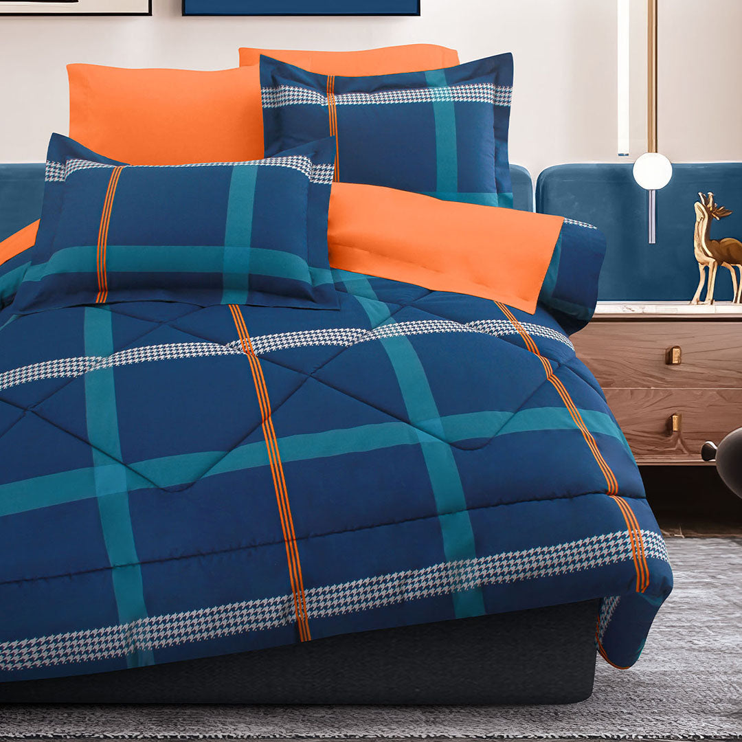 Coordinado Wyatt | Edredón y Fundas decorativas | 100% Algodón