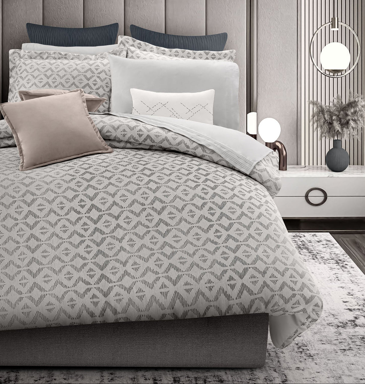 Duvet Auri | Tejido de Jacquard