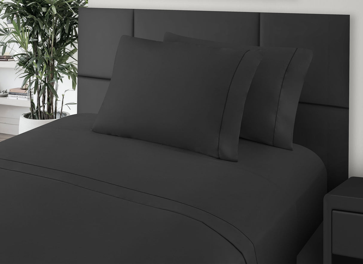 Sábanas Bambú · 100% Bambú · Tejido de ZigZag de 300 Hilos.