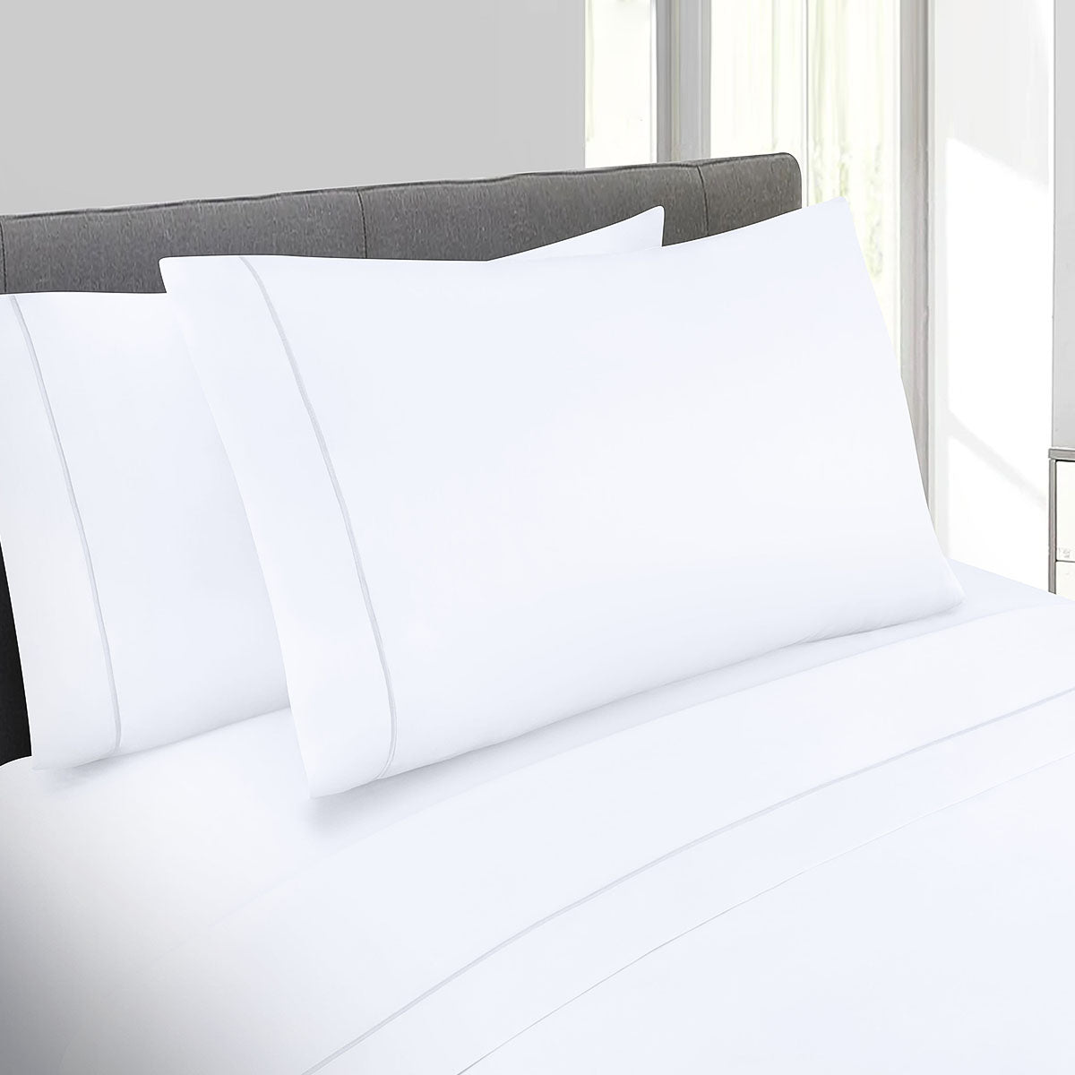 Sábanas Bari · 100% Algodón · Tejido de Satín de 300 Hilos.