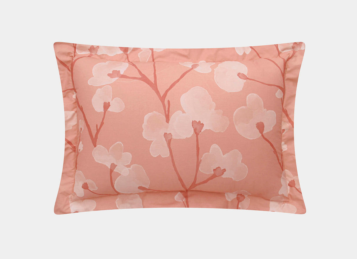 Coordinado Cindel Coral | Edredón y Fundas decorativas | 100% Algodón