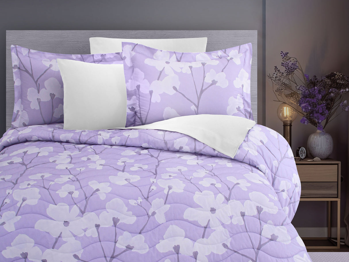 Colcha Cindel Lila | 100% Algodón