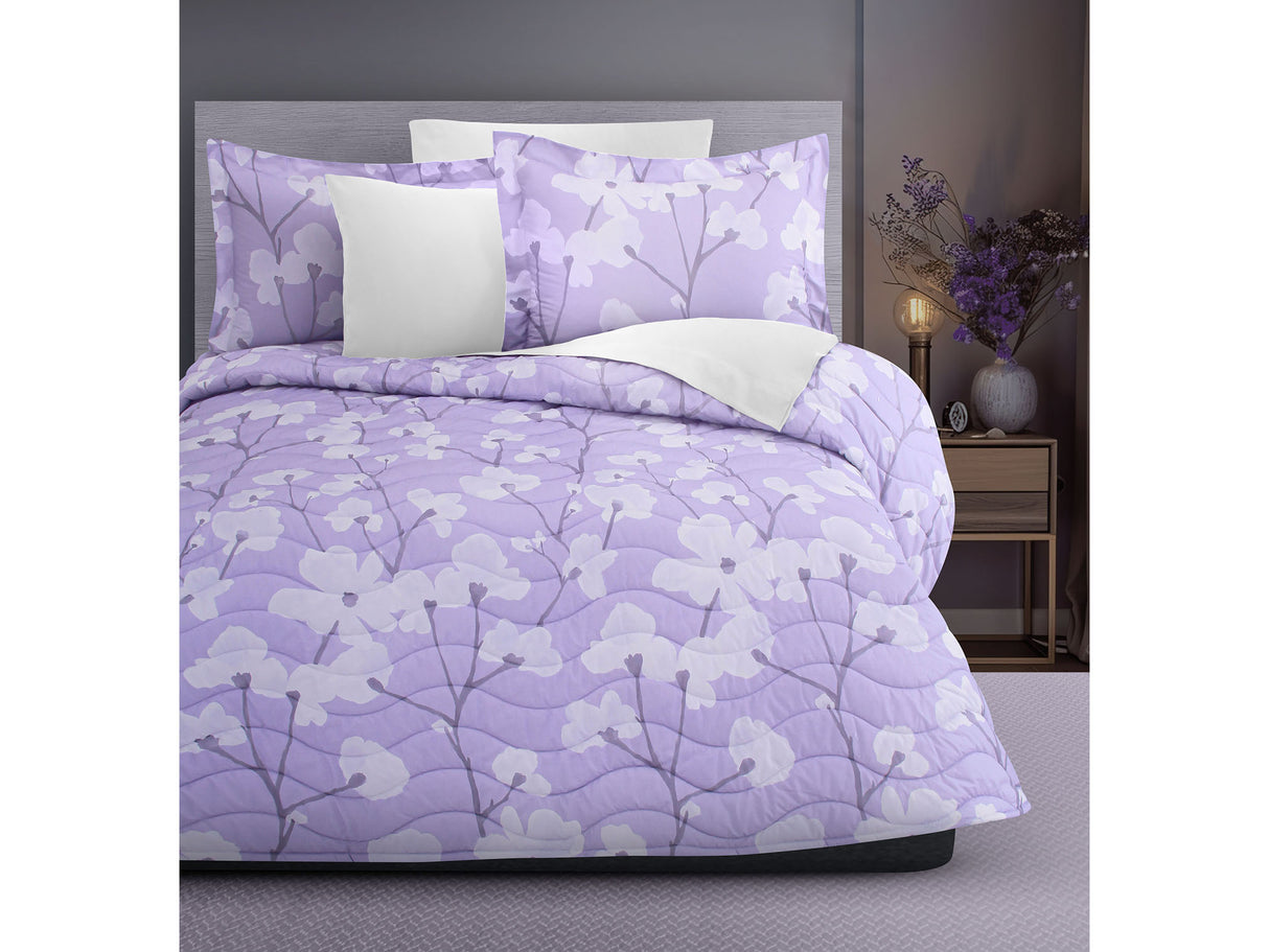 Colcha Cindel Lila | 100% Algodón