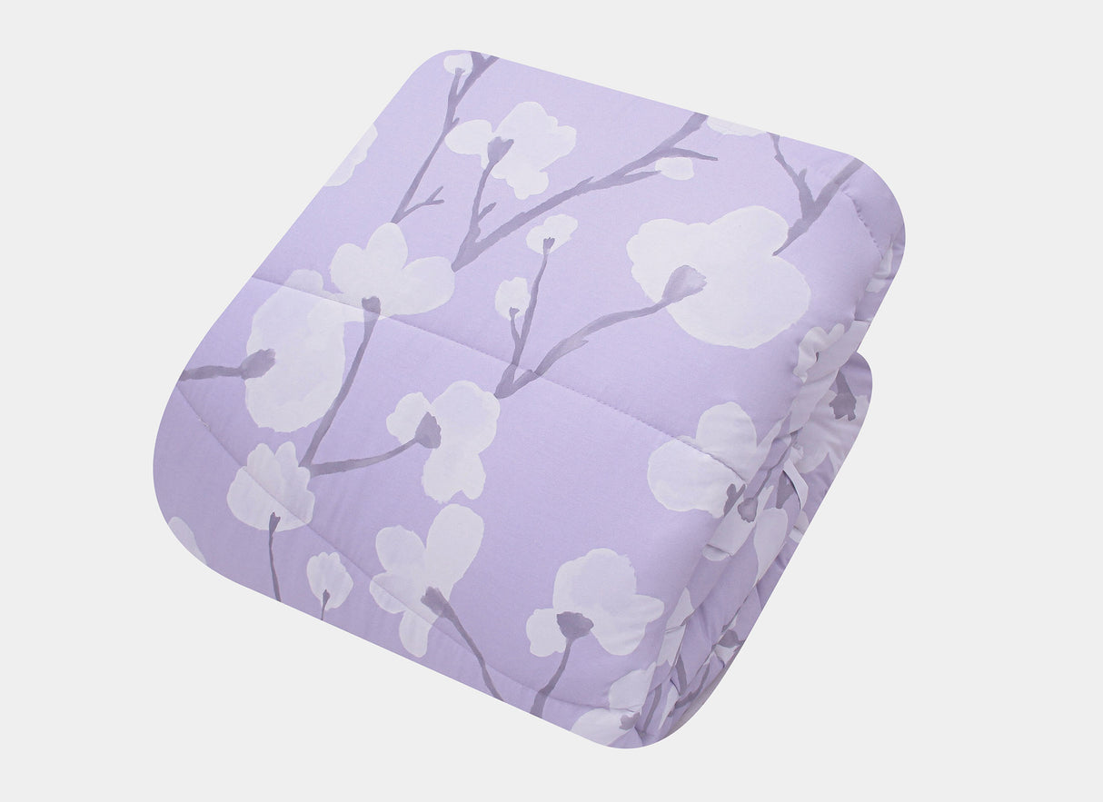 Coordinado Cindel Lila | Edredón y Fundas decorativas | 100% Algodón