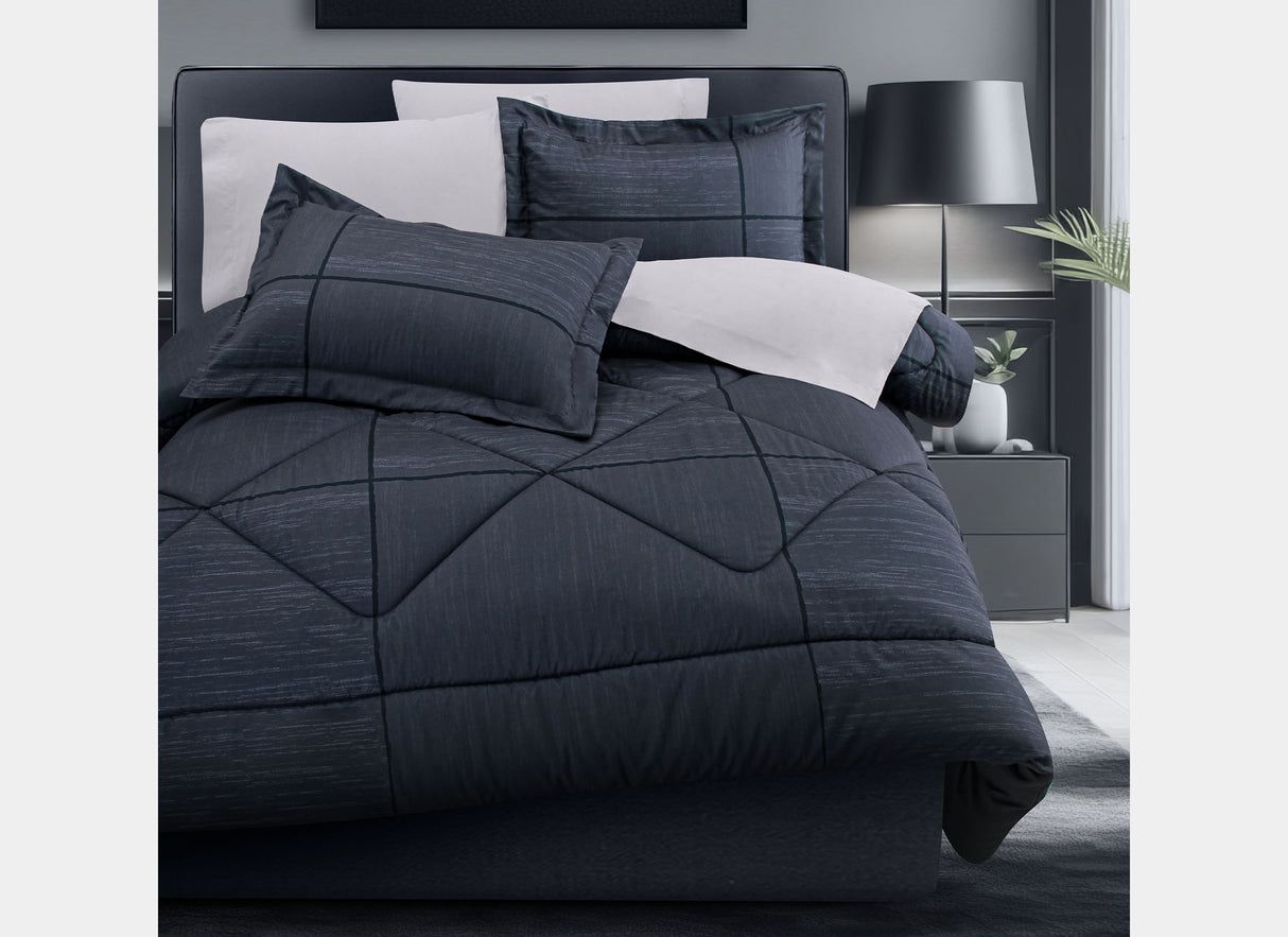 Coordinado Calder | Edredón y Fundas decorativas | Microfibra Ultrasuave