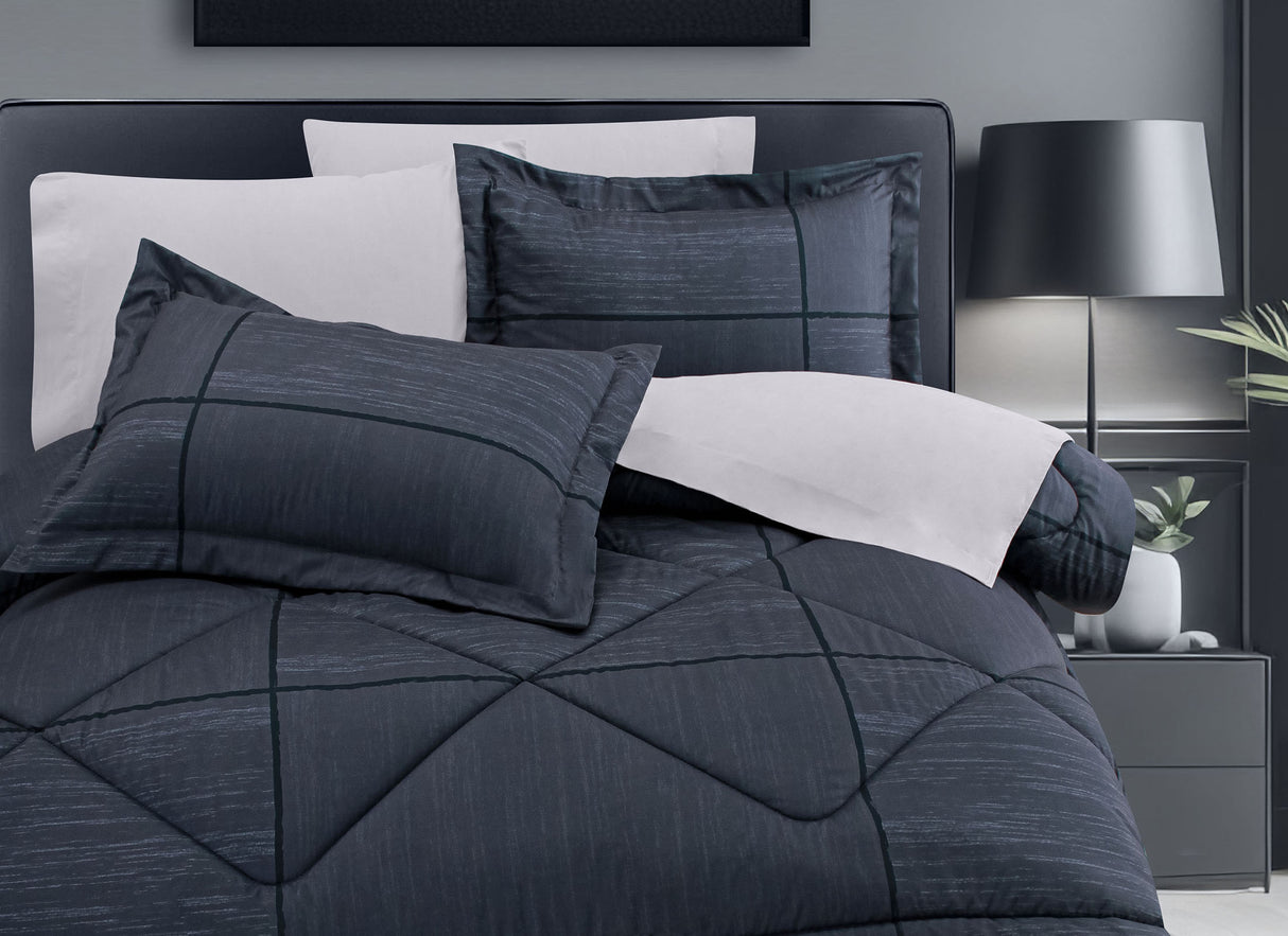 Coordinado Calder | Edredón y Fundas decorativas | Microfibra Ultrasuave