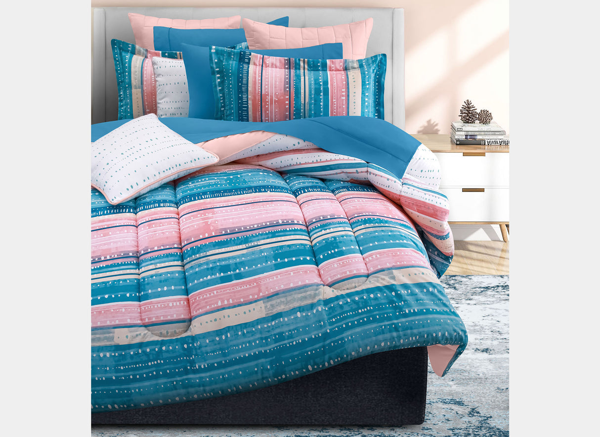 Coordinado Carly | Edredón y Fundas decorativas | Microfibra Ultrasuave