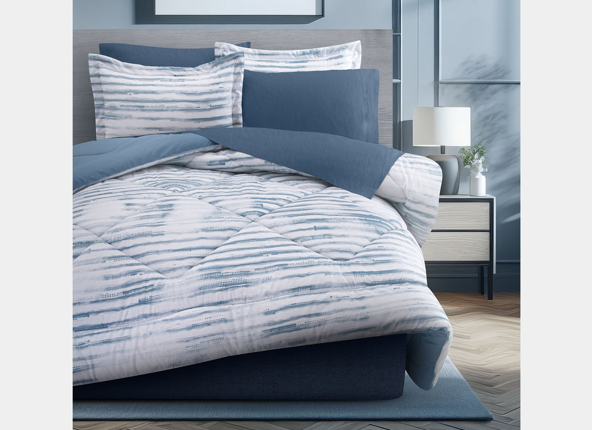 Coordinado Edsel | Edredón y Fundas decorativas | Microfibra Ultrasuave