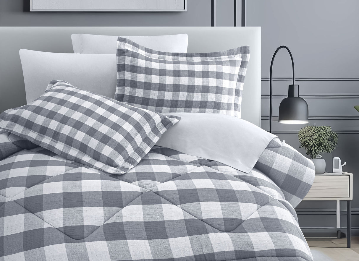 Coordinado Gerard | Edredón y Fundas decorativas | 100% Algodón