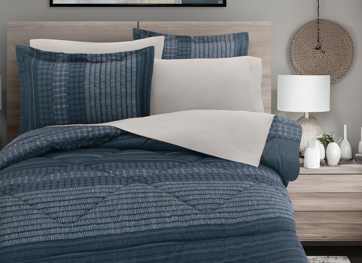 Coordinado Keid | Edredón y Fundas decorativas | Microfibra Ultrasuave