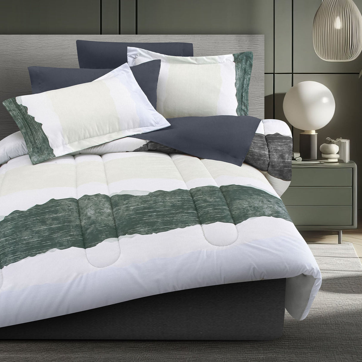 Coordinado Kumico | Edredón y Fundas decorativas | Microfibra Ultrasuave