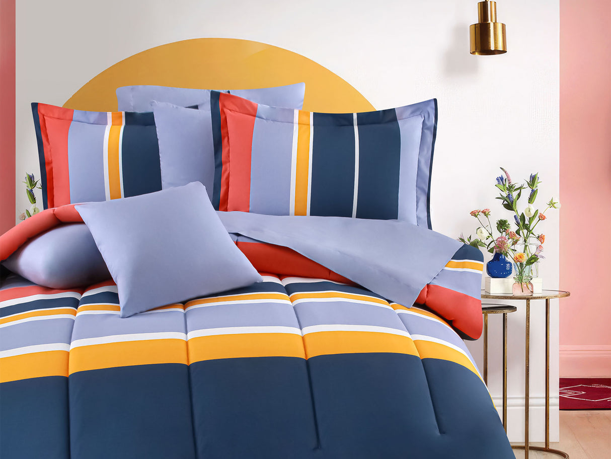 Coordinado Lenny | Edredón y Fundas decorativas | 100% Algodón