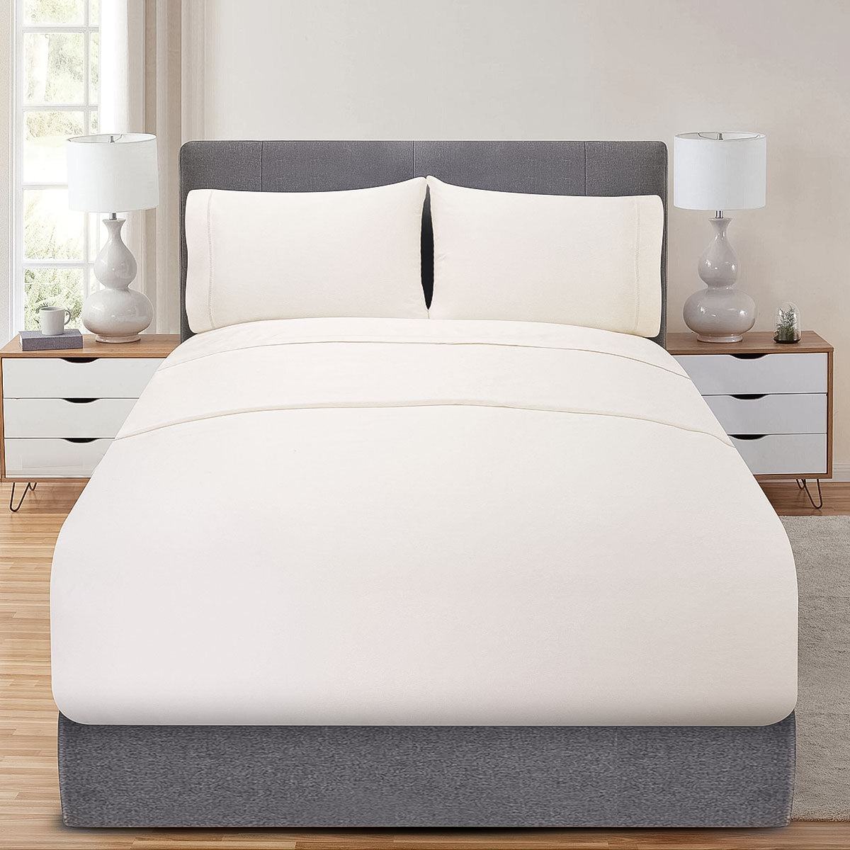 Sábanas Mantova · 100% Algodón · Tejido de Satín de 500 Hilos.