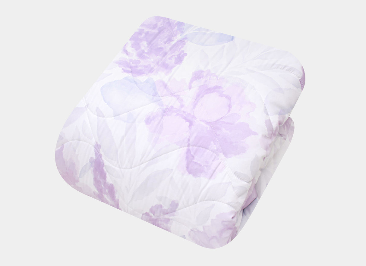 Coordinado Mauve | Colcha y Fundas decorativas | Microfibra Ultrasuave