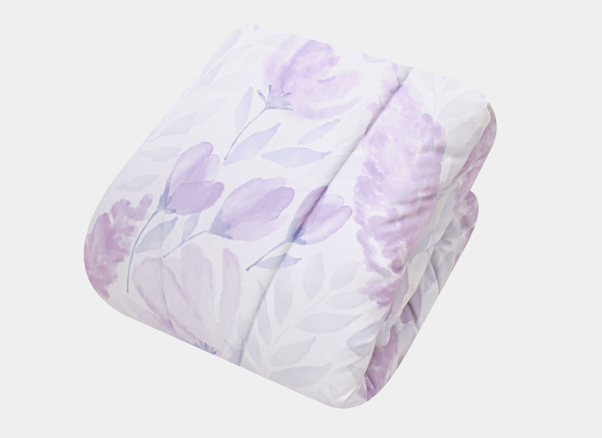 Edredón Mauve con tallas de Edredón matrimonial, King size, Individual y Queen size. El descanso que mereces con Edredones Dalfiori de Microfibra