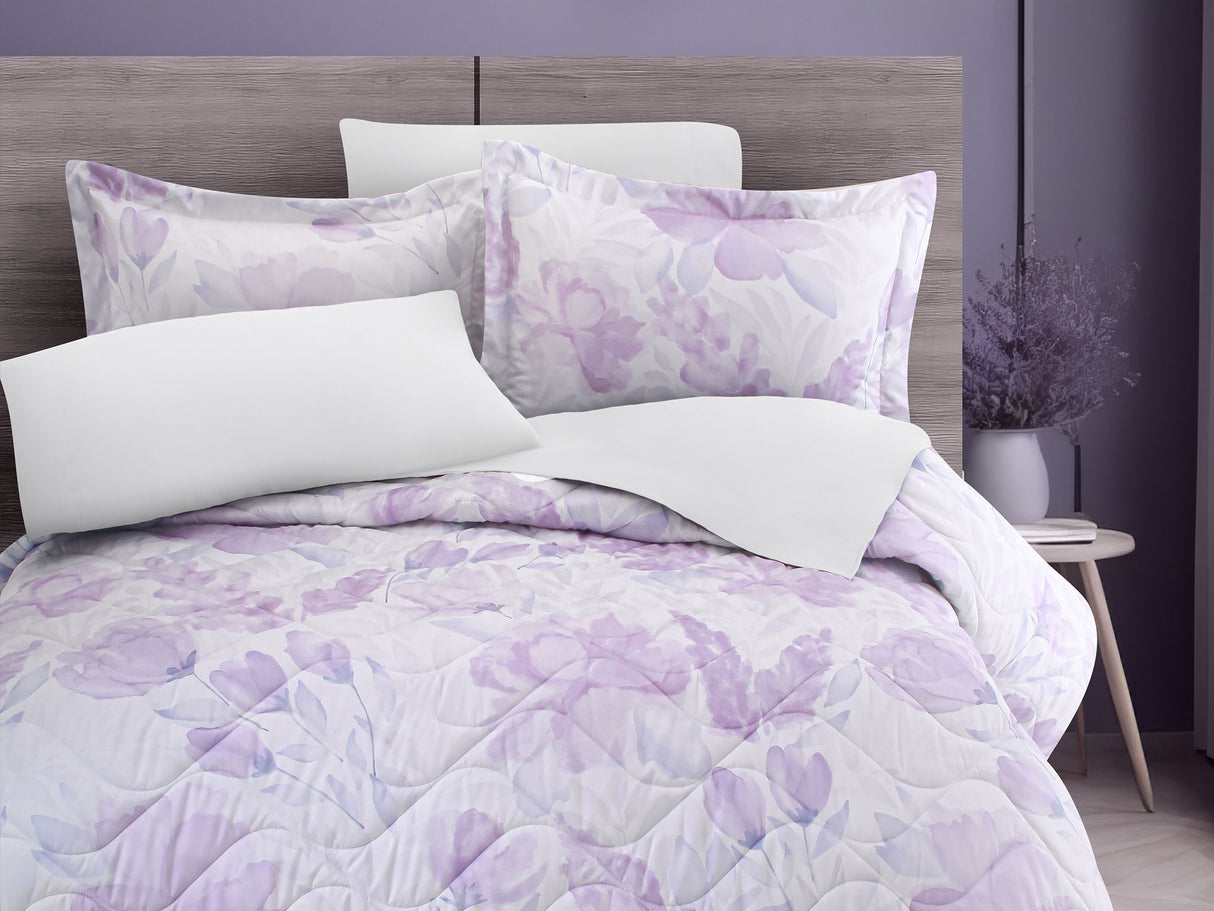 Colcha Mauve | Microfibra Ultrasuave