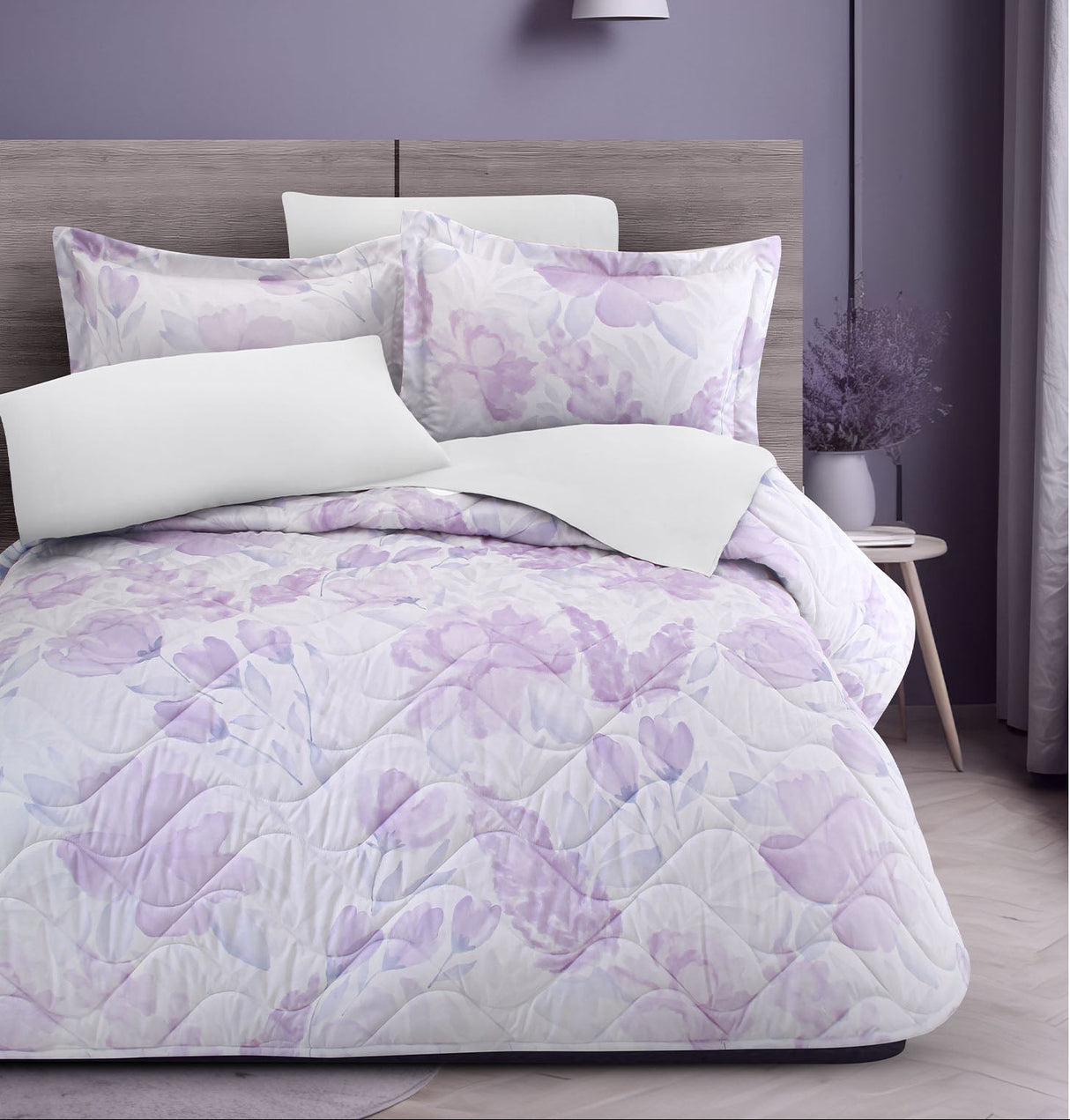 Colcha Mauve | Microfibra Ultrasuave