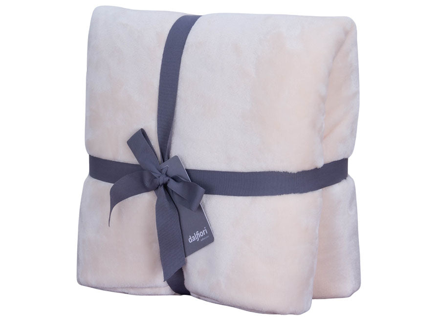 Manta Ulfur Hueso | Suavidad y calidez en cada fibra | Felpa Ultrasuave | 130 × 150 cm