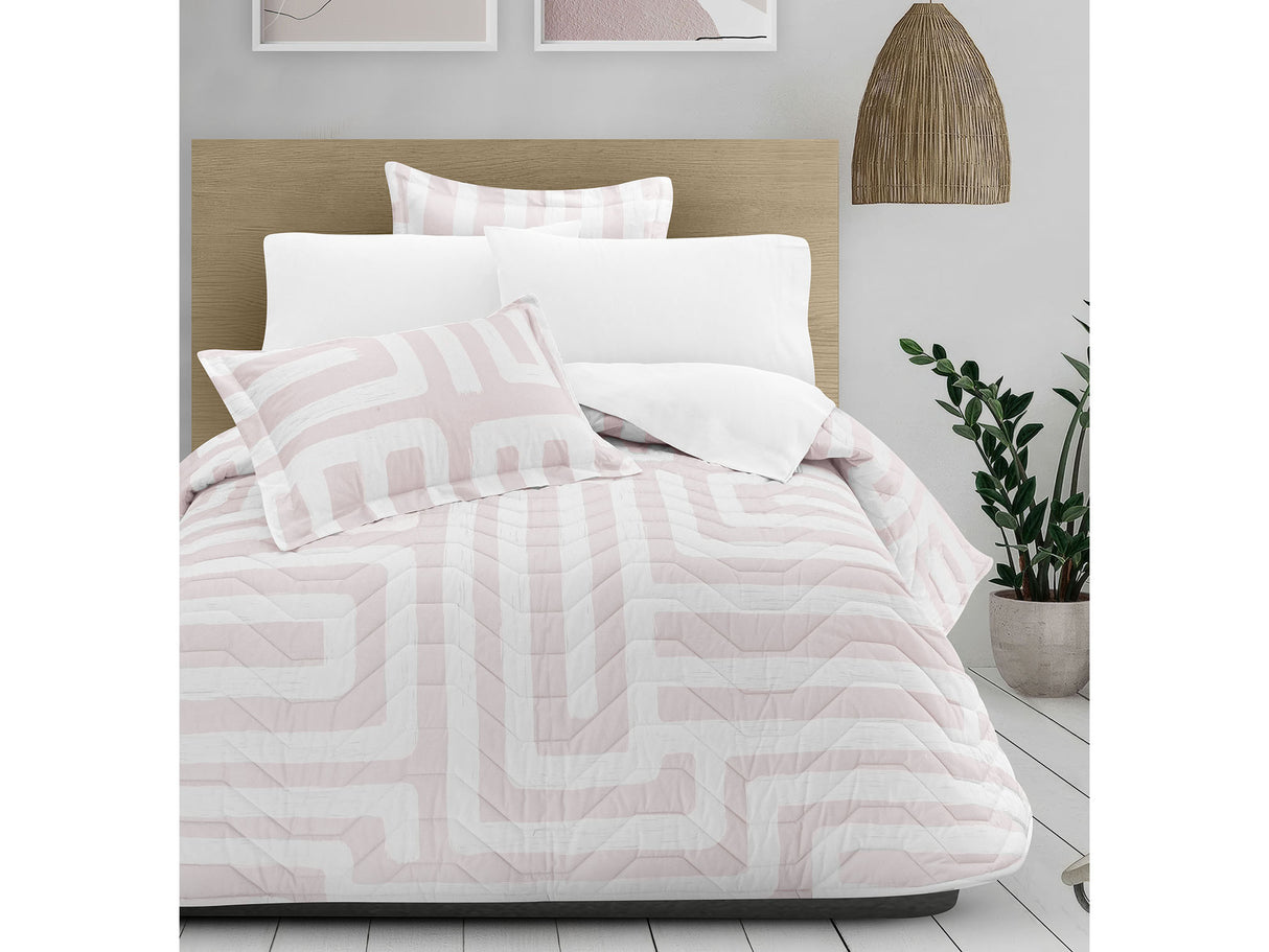 Colcha Pisani Rosa | 100% Algodón