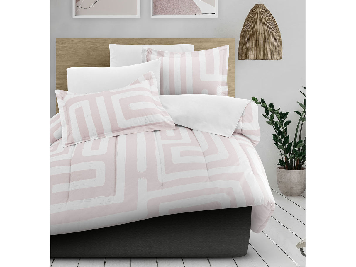 Edredón Pisani Rosa | 100% Algodón