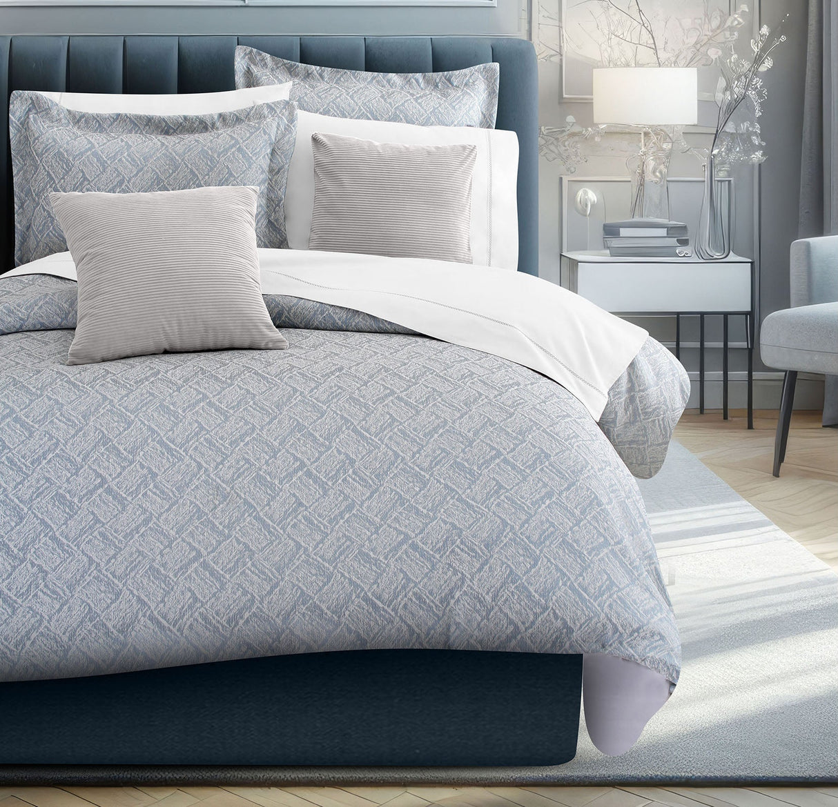 Coordinado Rengi | Duvet con relleno y fundas decorativas | Tejido de Jacquard