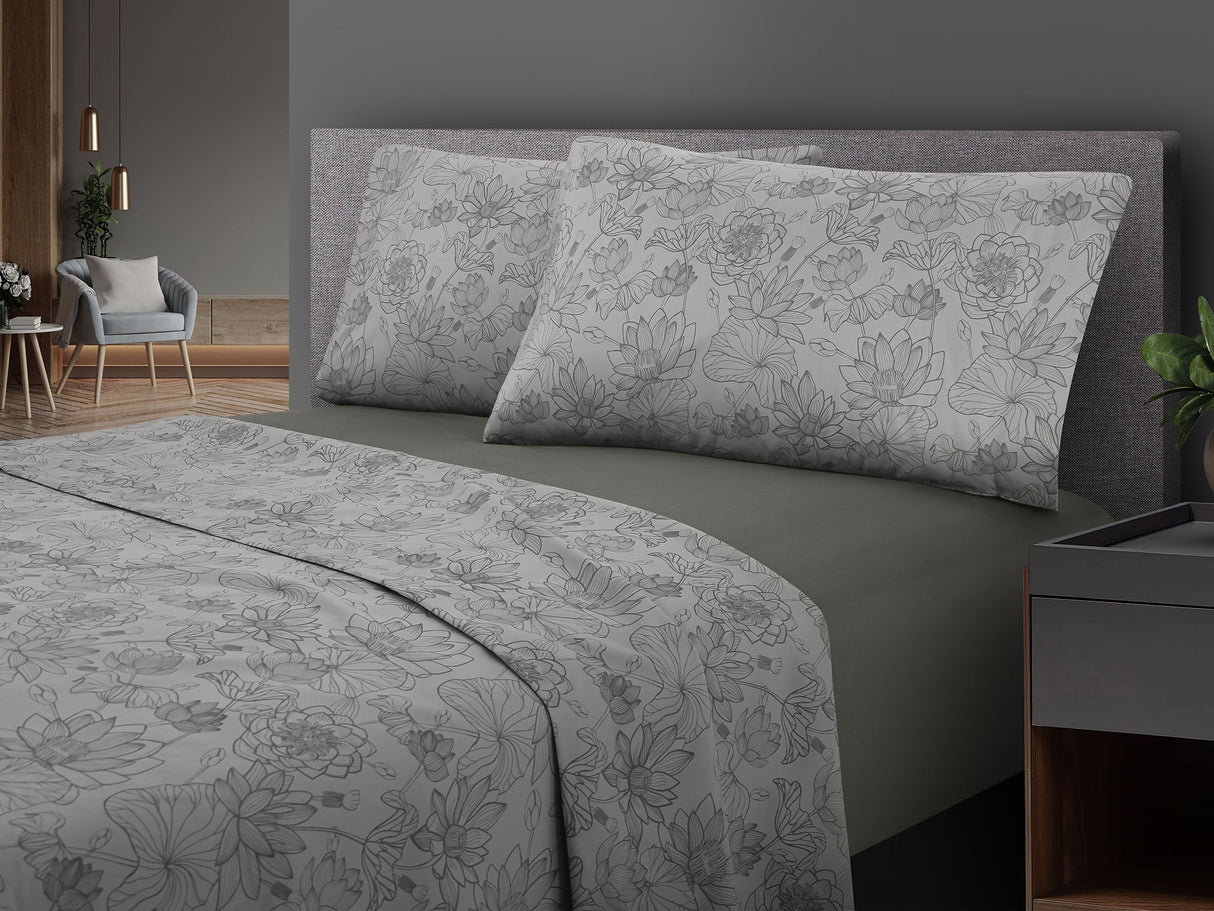 Sábanas Brunela · 100% Microfibra Estampada · Ultra Suave.