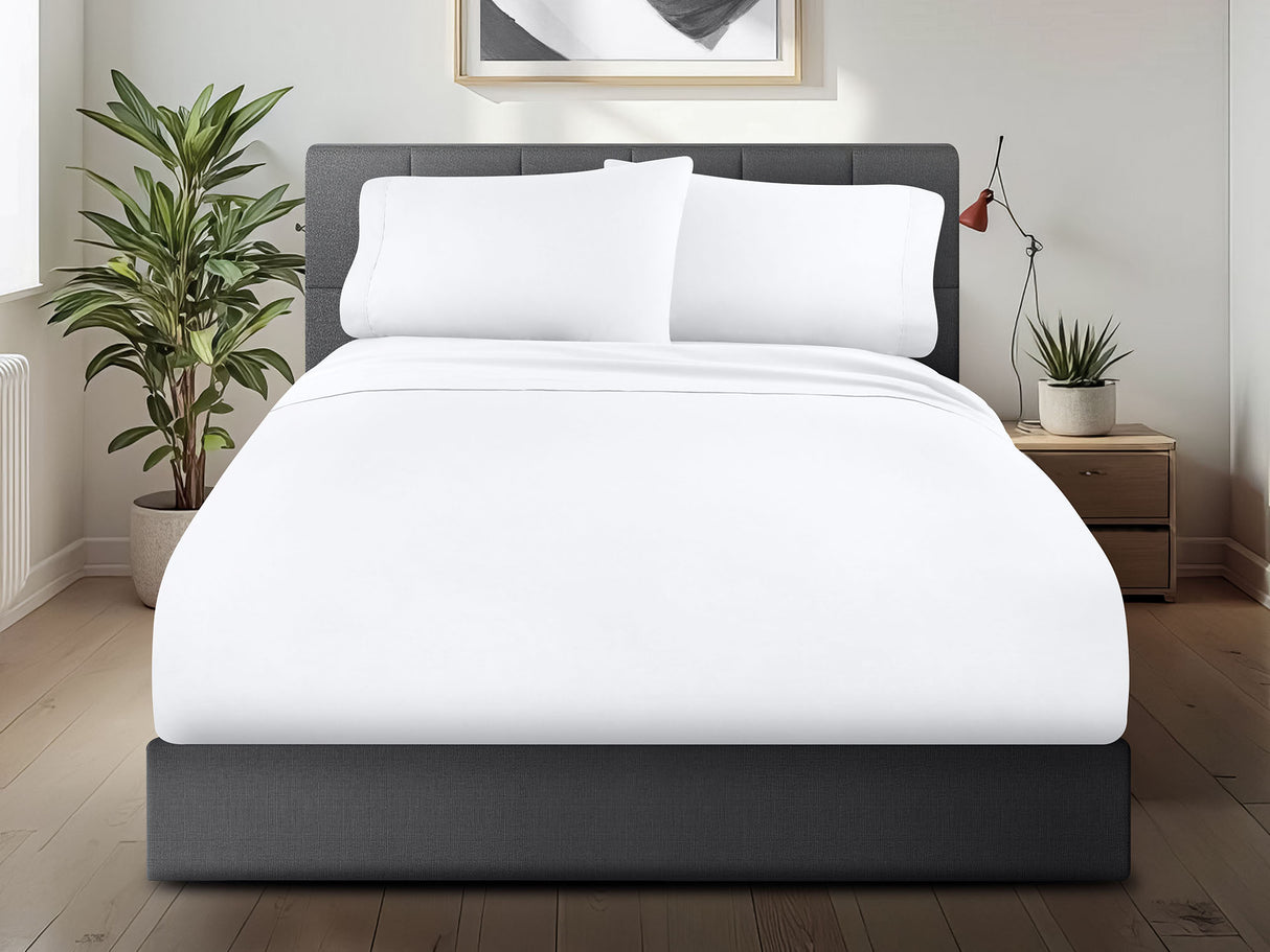 Sábanas Elric · 100% Algodón Reciclado · Muselina de 144 Hilos.