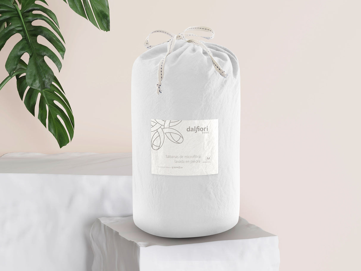 Sábanas Hazel · 100% Microfibra lavada en piedra · Ultra Suave.