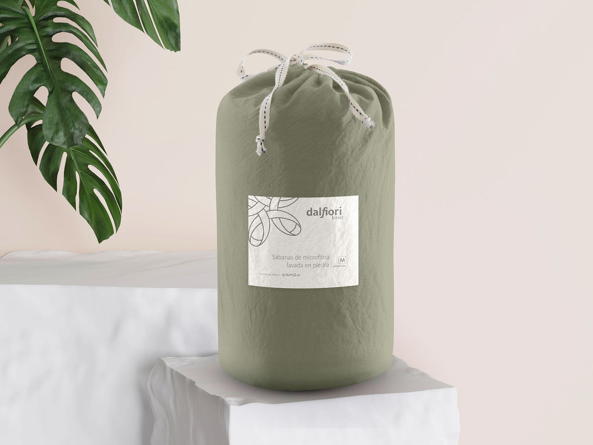 Sábanas Hazel · 100% Microfibra lavada en piedra · Ultra Suave.