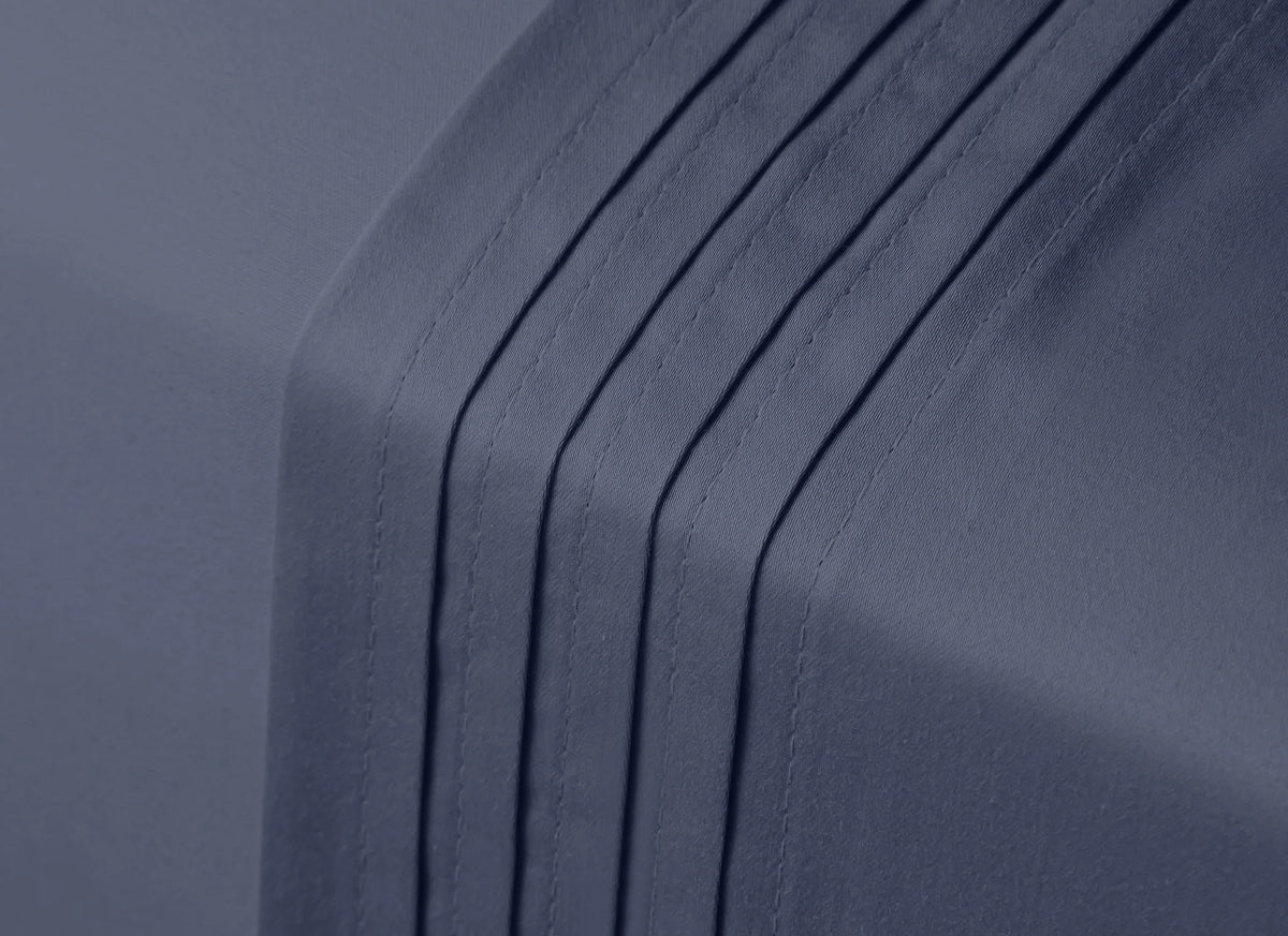 Sábanas Caliope · Azul Medianoche · 100% Tencel · 400 Hilos