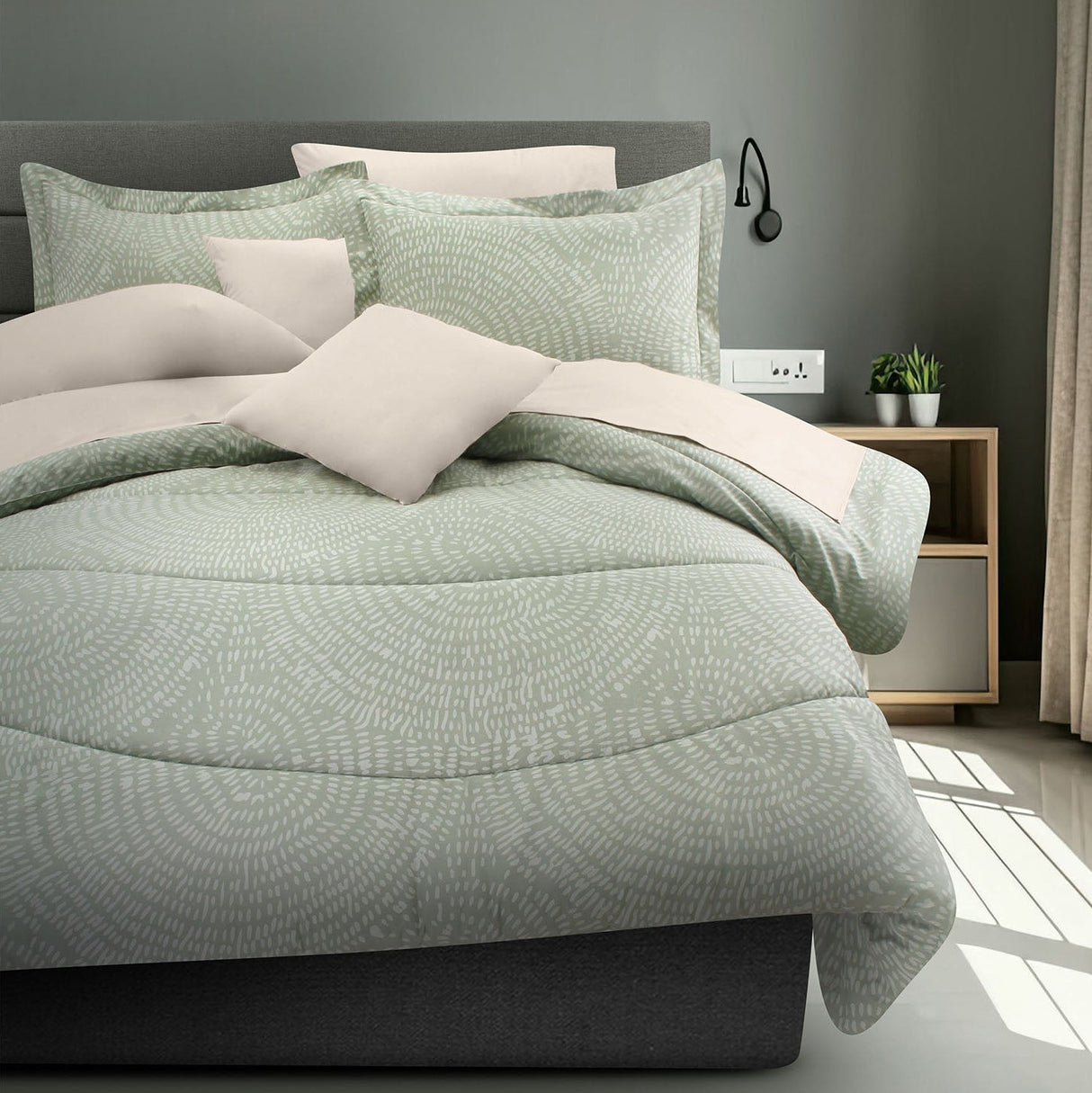 Coordinado Warren | Edredón y Fundas decorativas | 100% Algodón