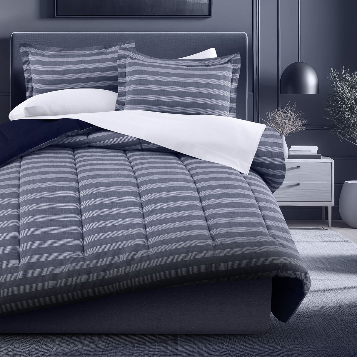 Coordinado William | Edredón y Fundas decorativas | 100% Algodón