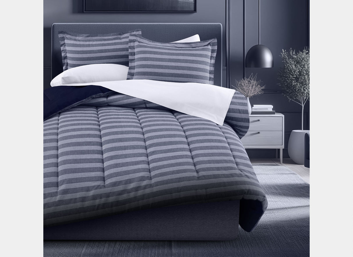 Coordinado William | Edredón y Fundas decorativas | 100% Algodón