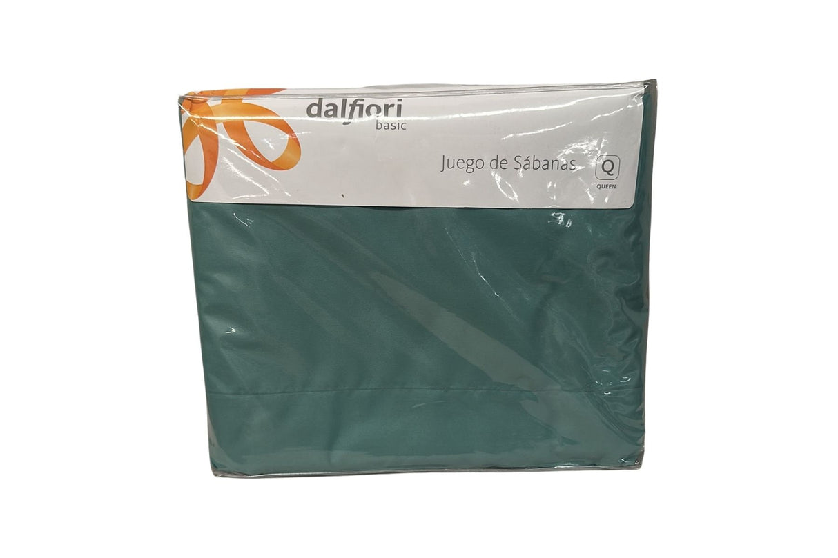 Sábanas Alix Eucalipto Queen | 100% Microfibra | Ultrasuave*