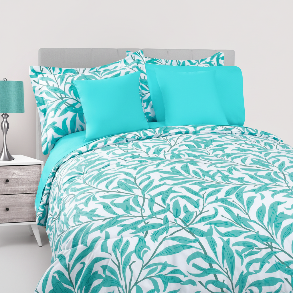 Cama con ropa de cama premium estilo Dalfiori