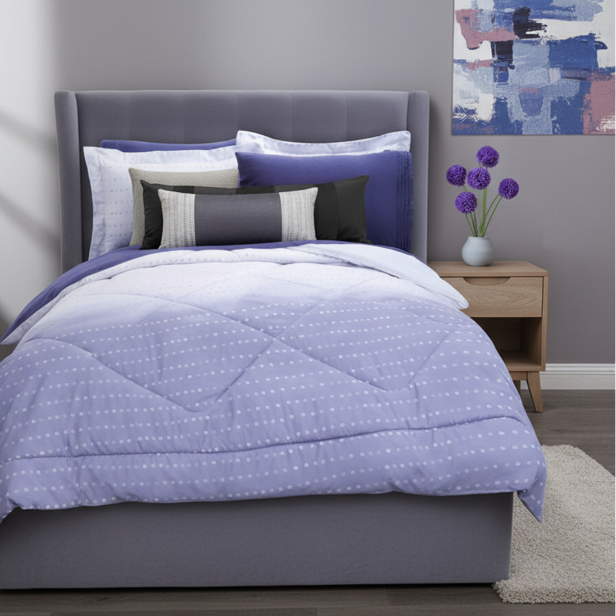 Coordinado Ingo | Edredón y Fundas decorativas | Microfibra Ultrasuave