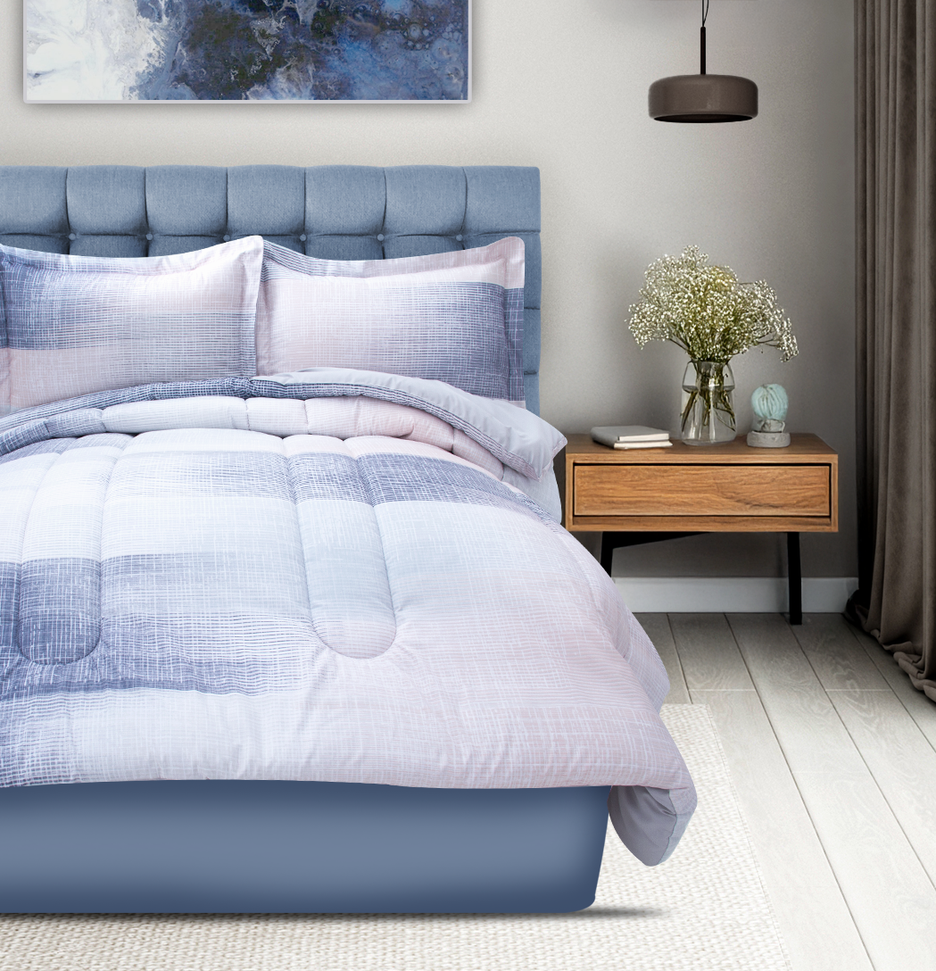 Coordinado Garth | Edredón y Fundas decorativas | Microfibra Ultrasuave