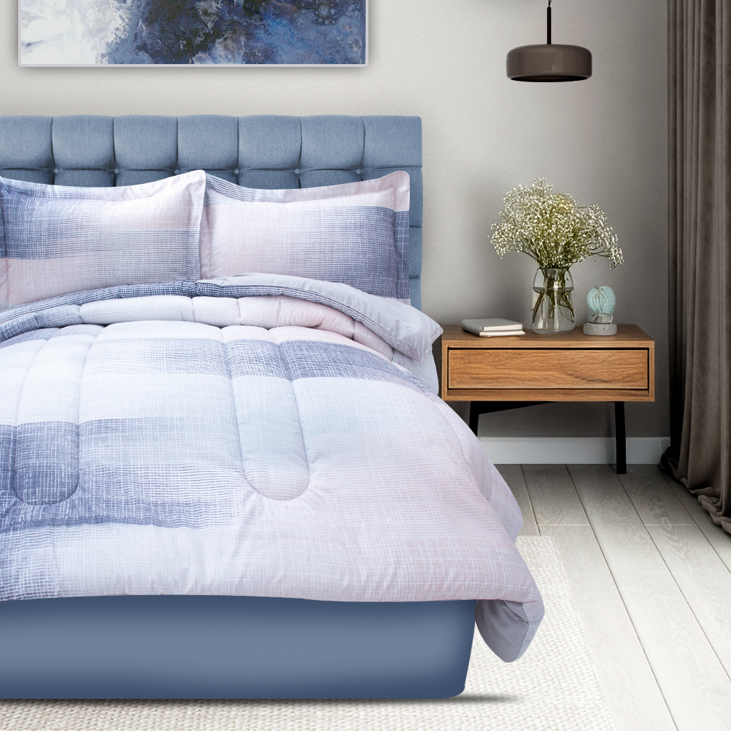 Coordinado Garth | Edredón y Fundas decorativas | Microfibra Ultrasuave