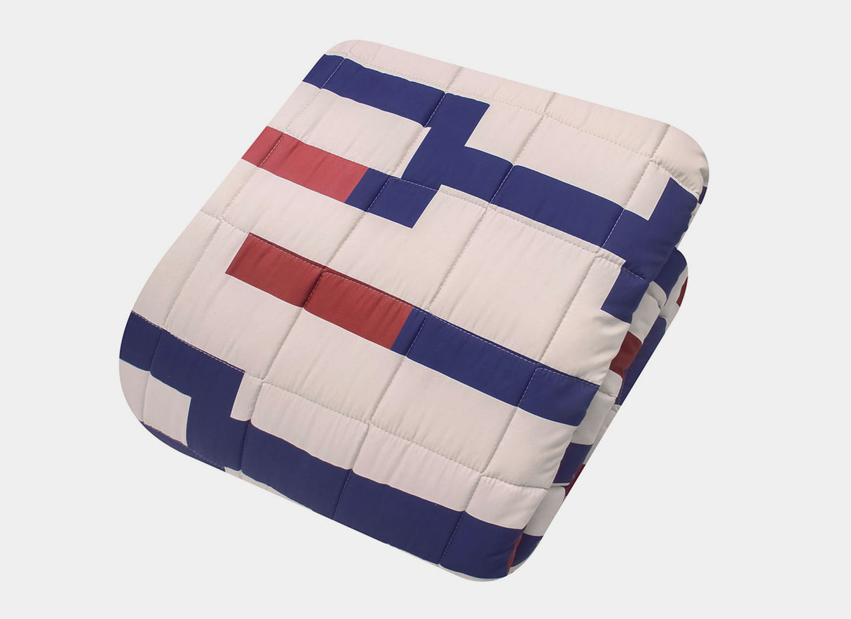 Coordinado Italo Azul | Colcha y Fundas decorativas | Microfibra Ultrasuave