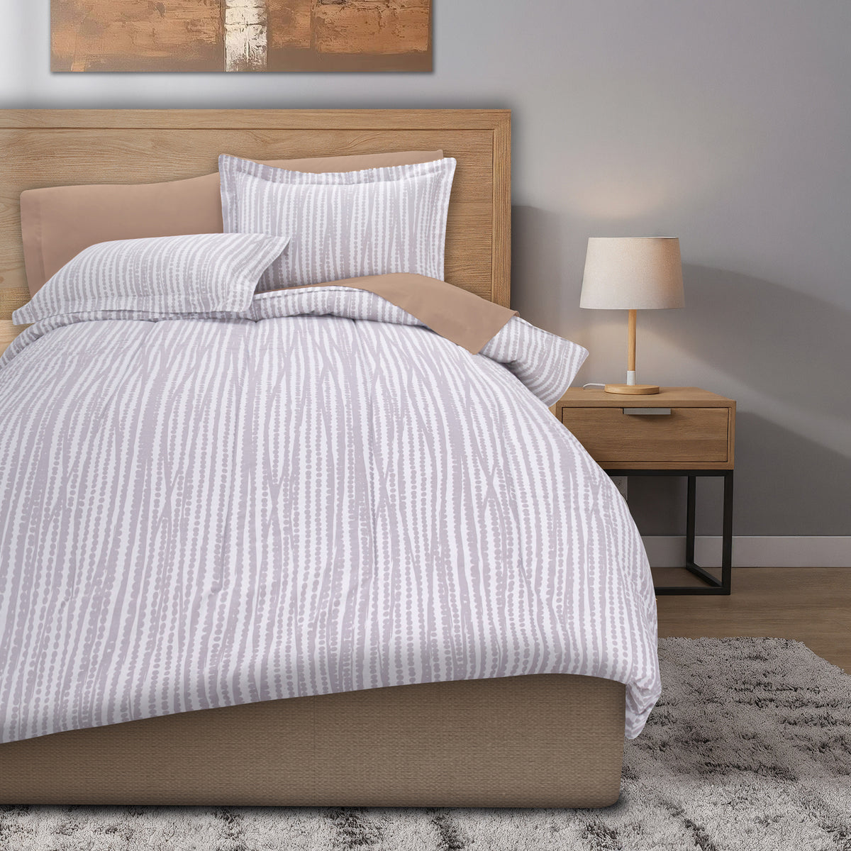 Coordinado Aruna | Edredón y Fundas decorativas | 100% Algodón