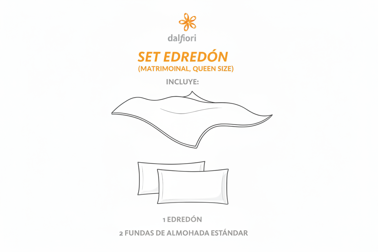 Set Edredón Matrimonial Queen Size