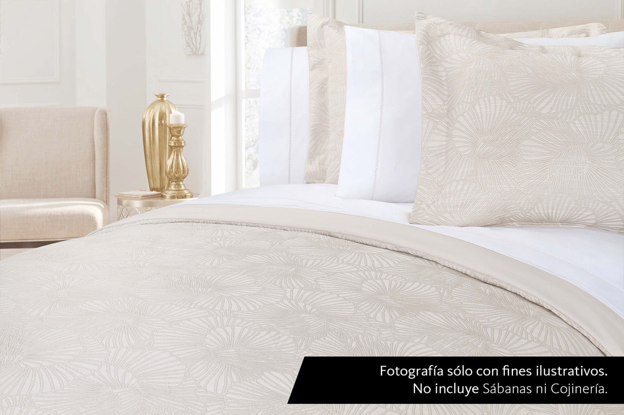Coordinado Haus Individual | Cubre edredón y funda decorativa | Jacquard*