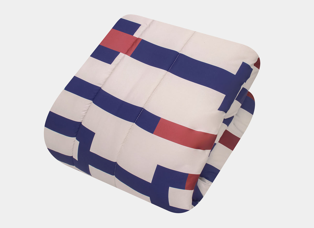 Coordinado Italo Azul | Edredón y Fundas decorativas | Microfibra Ultrasuave