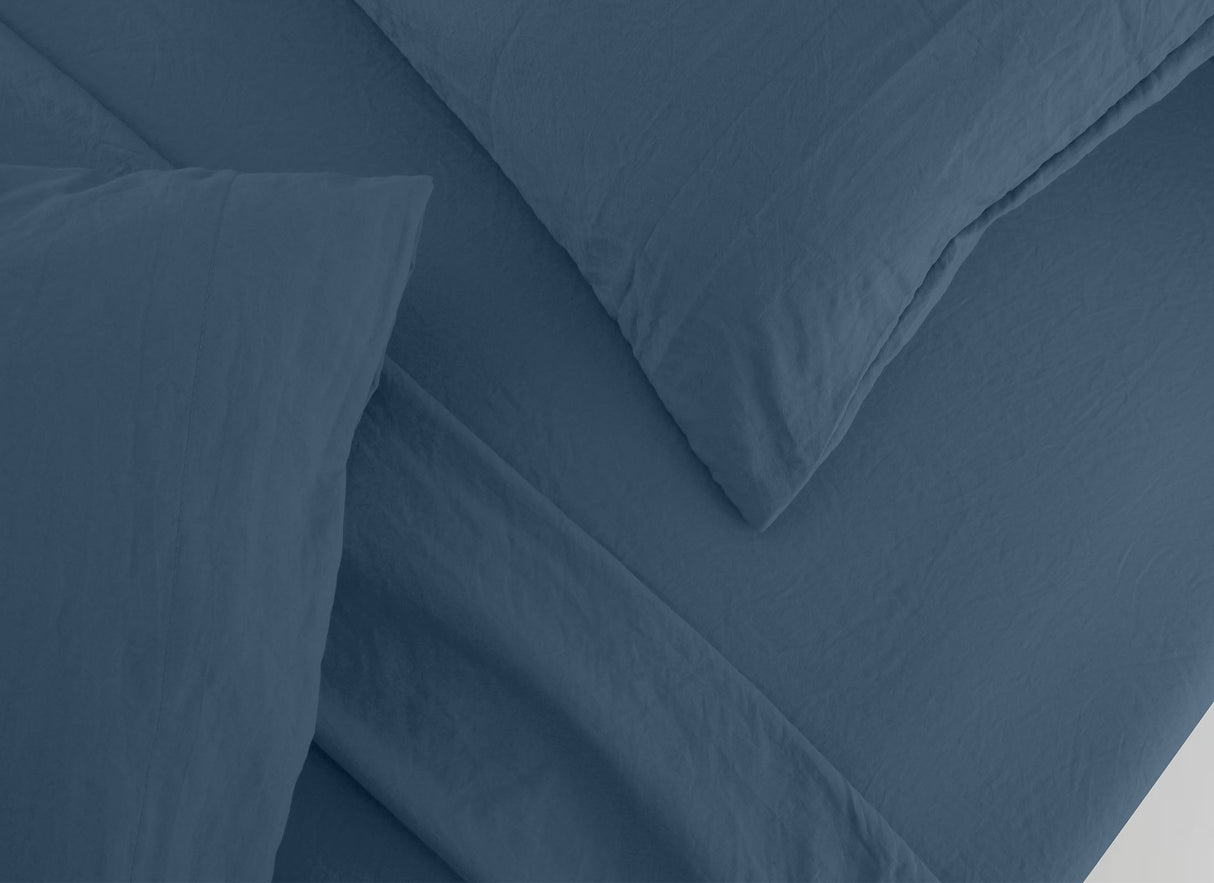 Sábanas Edsel · Microfibra lavada en piedra