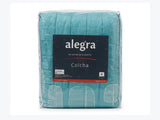 Colcha Shein | Individual | Aqua | Microfibra Ultrasuave*