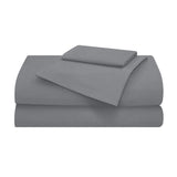 Sábanas Alix Gris Matrimonial | 100% Microfibra | Ultrasuave*