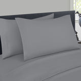 Sábanas Alix Gris Matrimonial | 100% Microfibra | Ultrasuave*