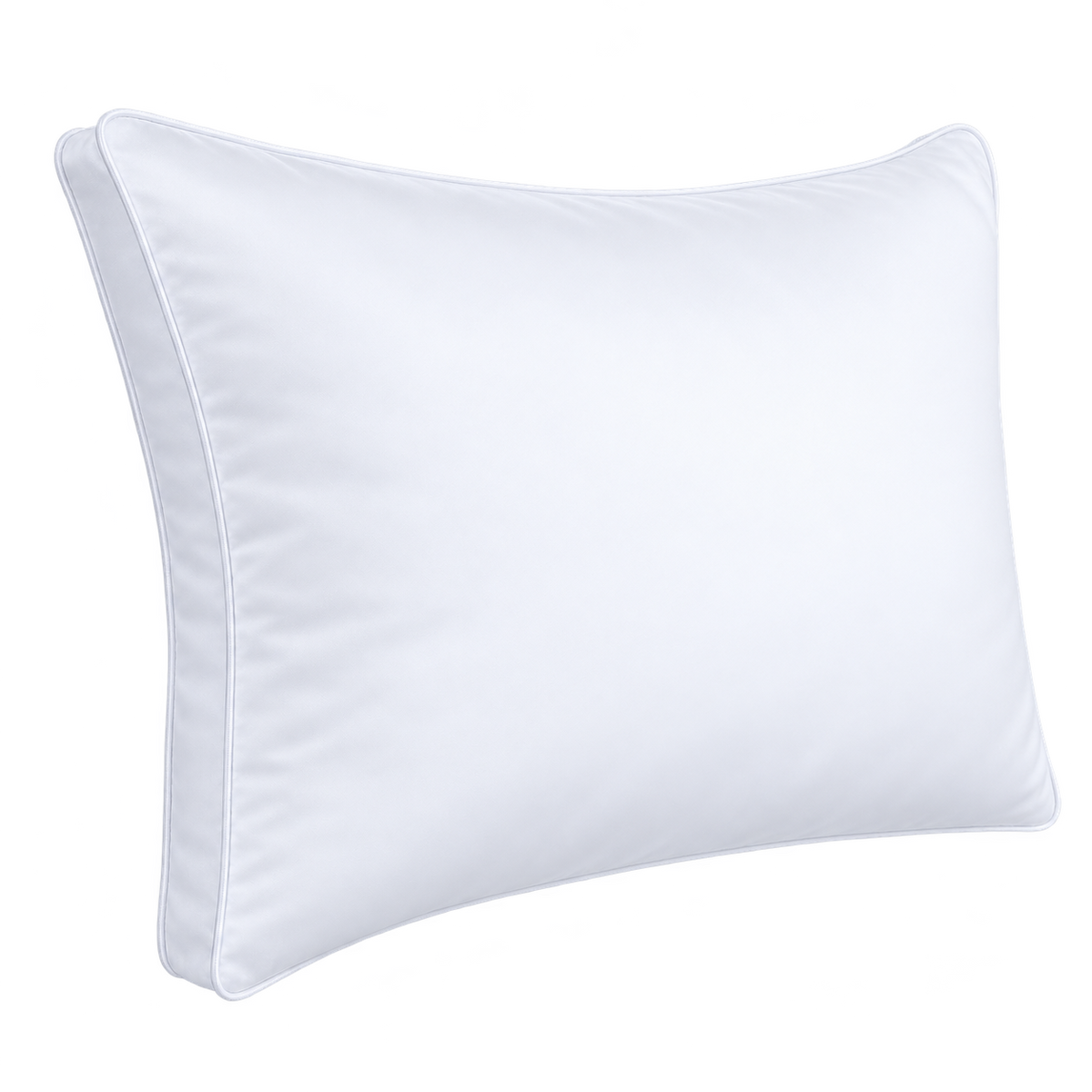 Almohada de Tejido de Satín de 300 Hilos con Fuelle | 100% algodón | King.
