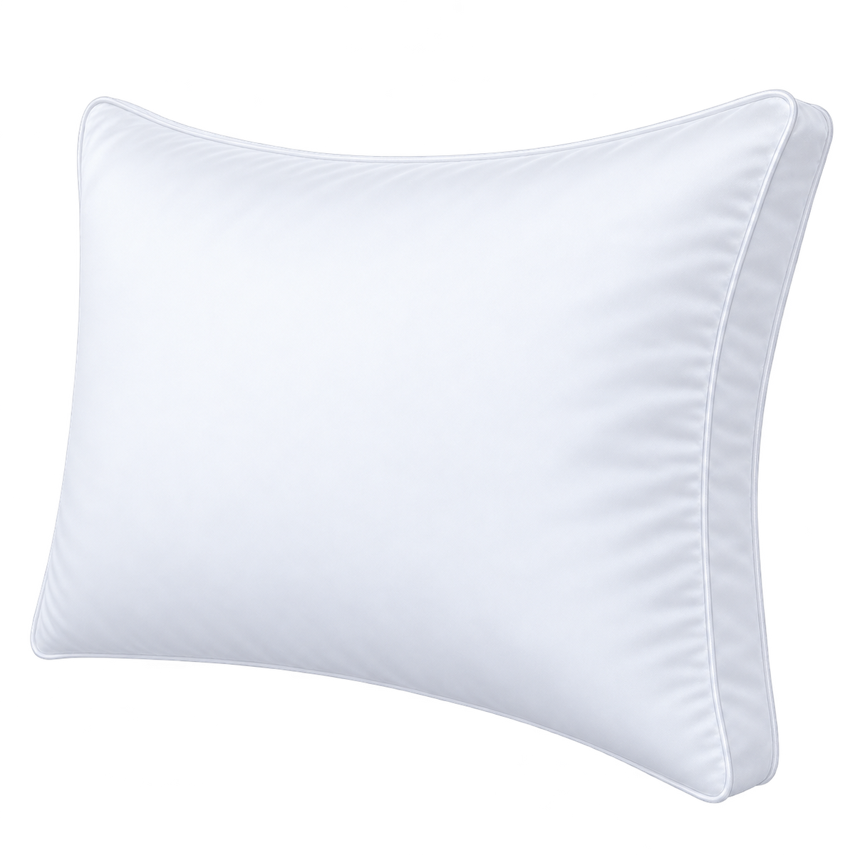 Almohada de Tejido de Satín de 300 Hilos con Fuelle | 100% algodón | King.