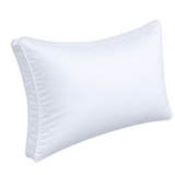 Almohada de Tejido de Satín de 300 Hilos con Fuelle | 100% algodón | King.